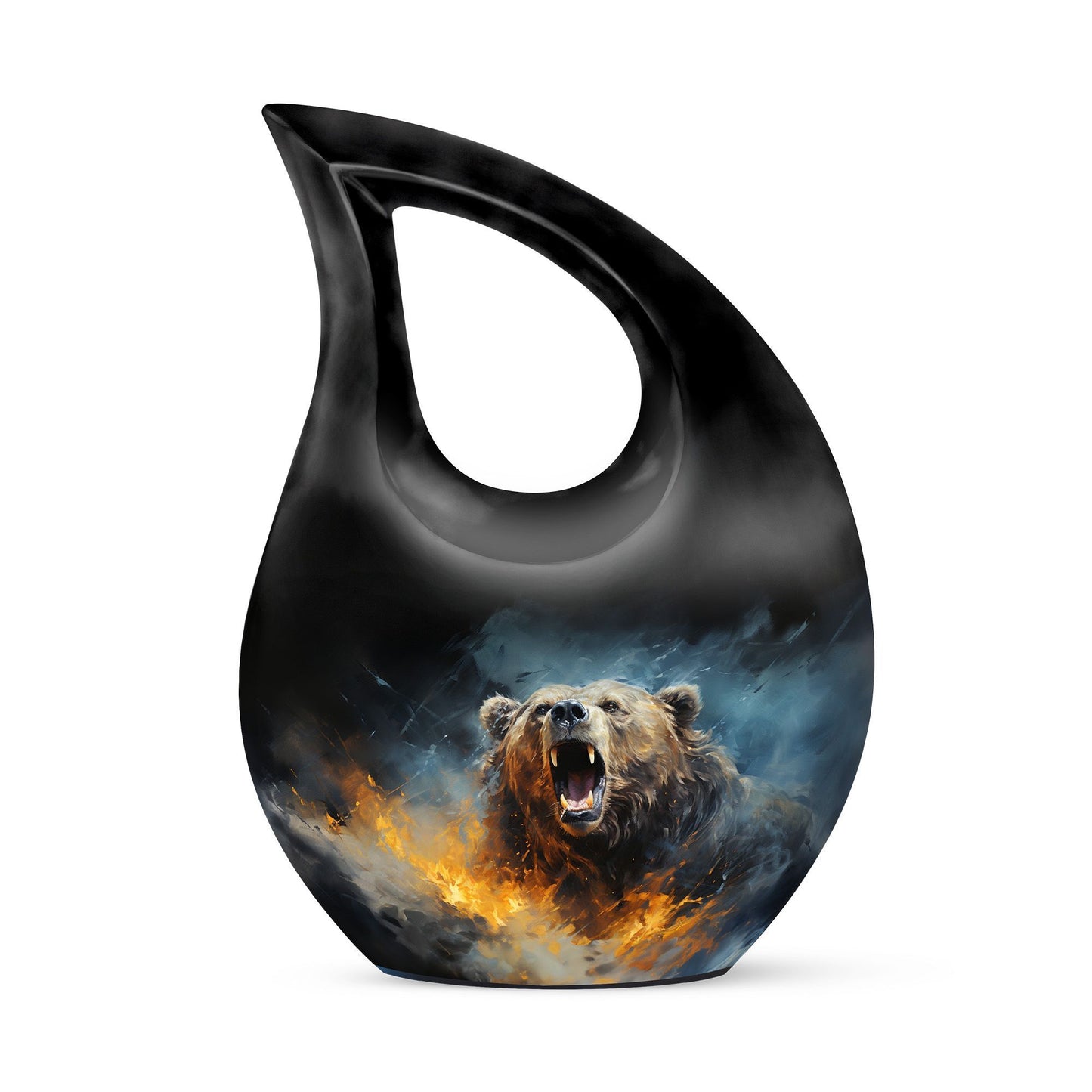 10-inch Grizzly Bear Memorial Urn