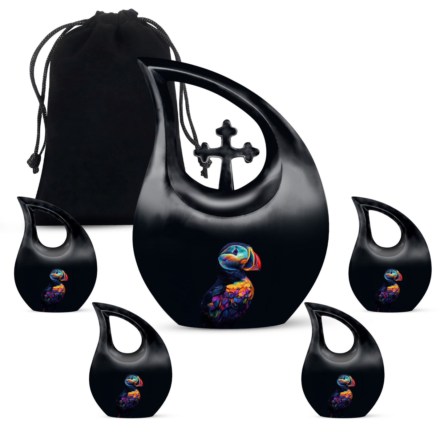 10-inch Puffin Bird Urn