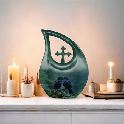 10-inch Crow Urn, 