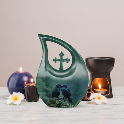10-inch Crow Urn, 
