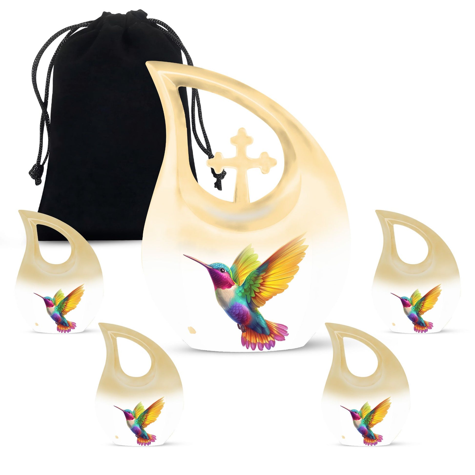 10-inch Humming Bird Urn 