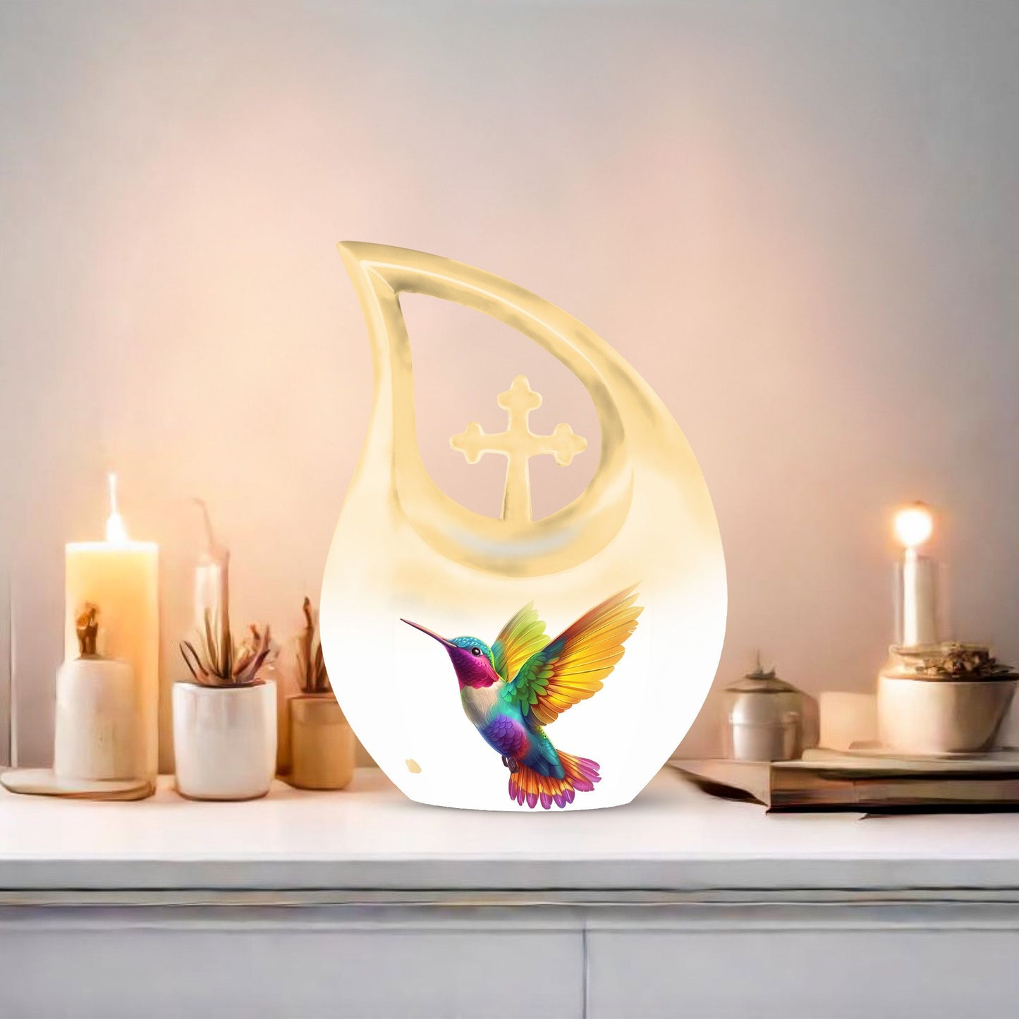 10-inch Humming Bird Urn 