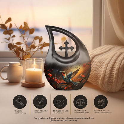 10-inch Humming Bird Urn 