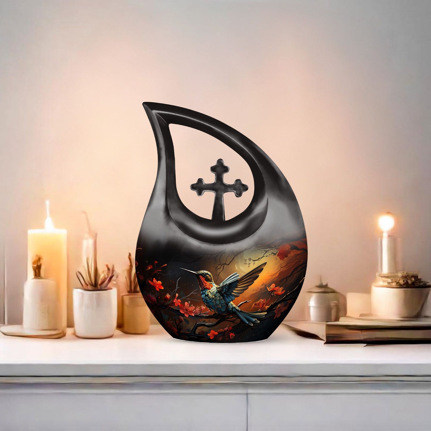 10-inch Humming Bird Urn 
