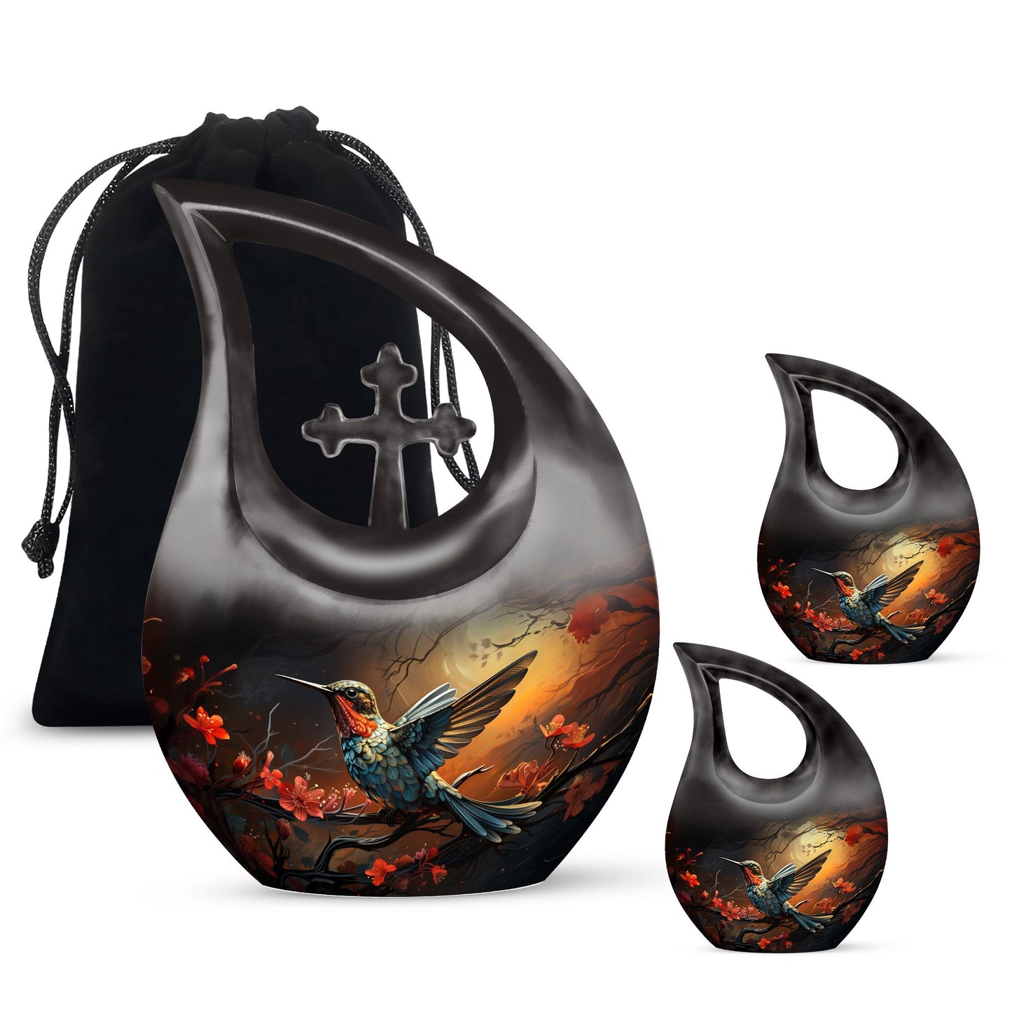 10-inch Humming Bird Urn 