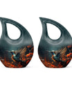 10-inch Humming Bird Urn, 
