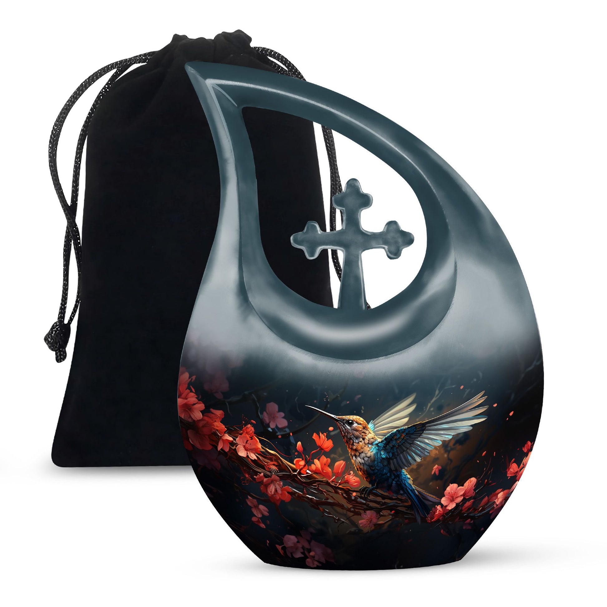 10-inch Humming Bird Urn 