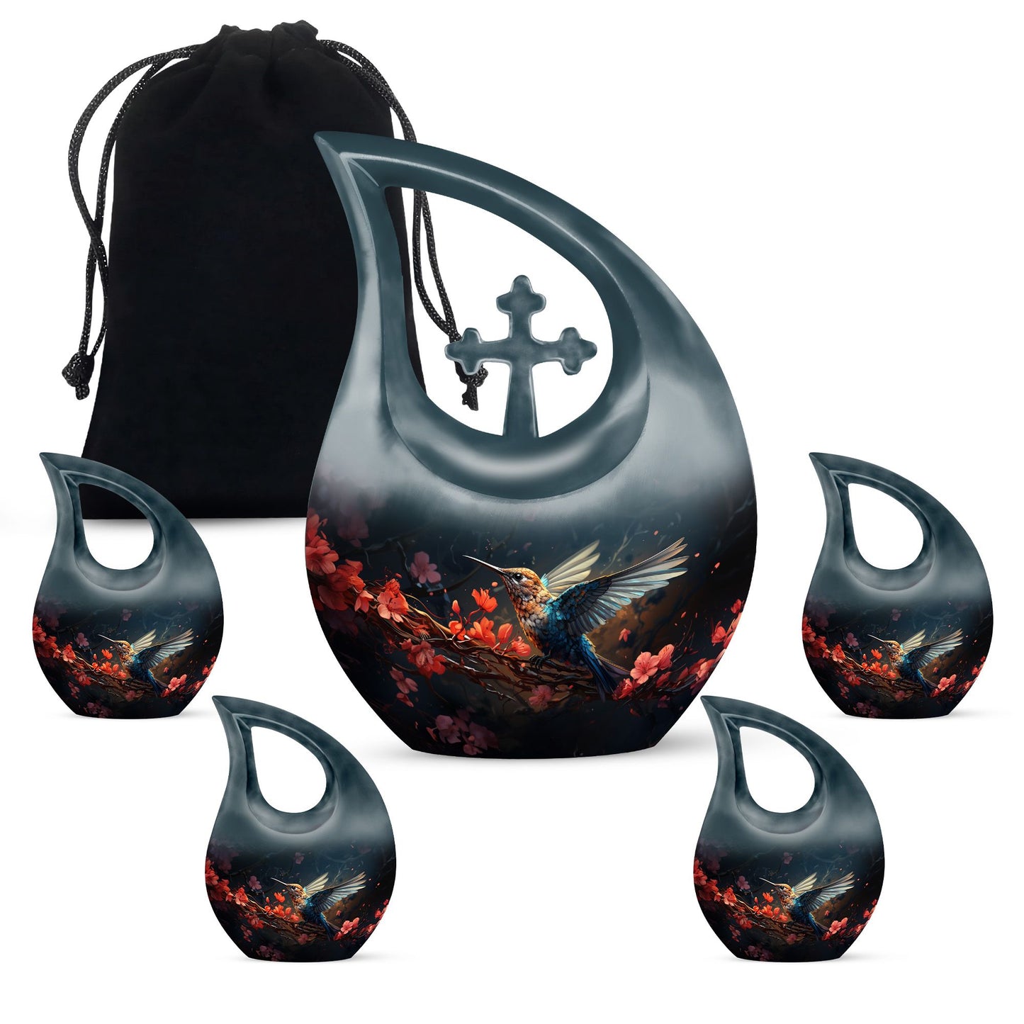 10-inch Humming Bird Urn 