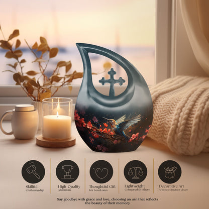 10-inch Humming Bird Urn 