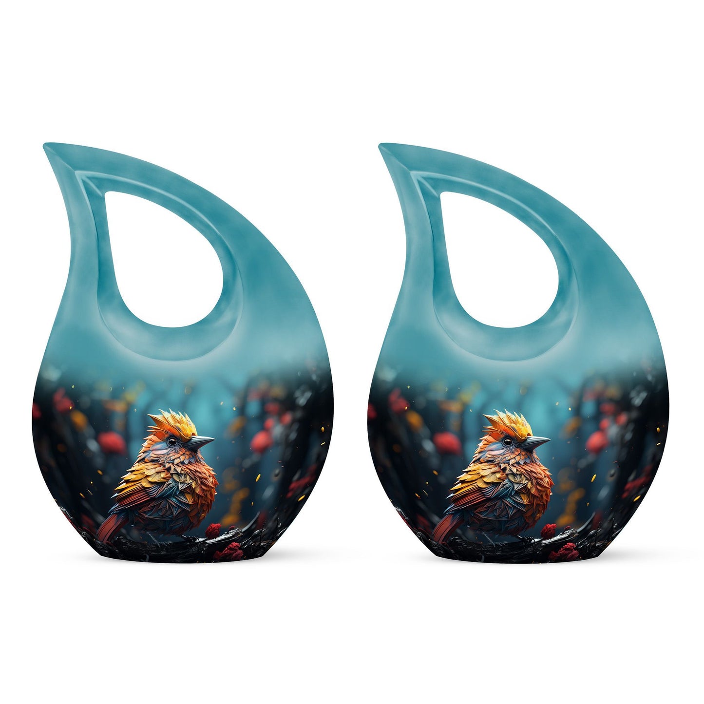 10-inch Cardinal Bird Urn