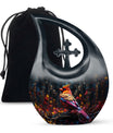 10-inch Cardinal Bird Urn