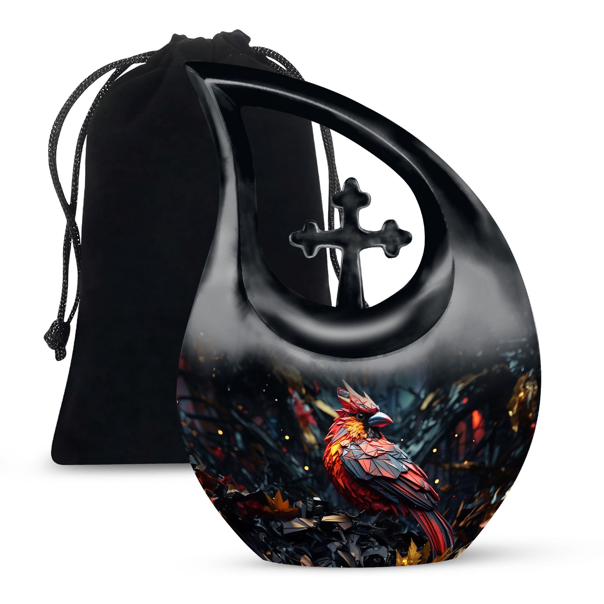 Affordable Cardinal Bird Urn 