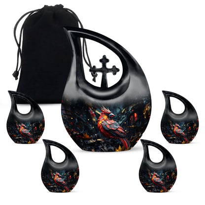 Affordable Cardinal Bird Urn 