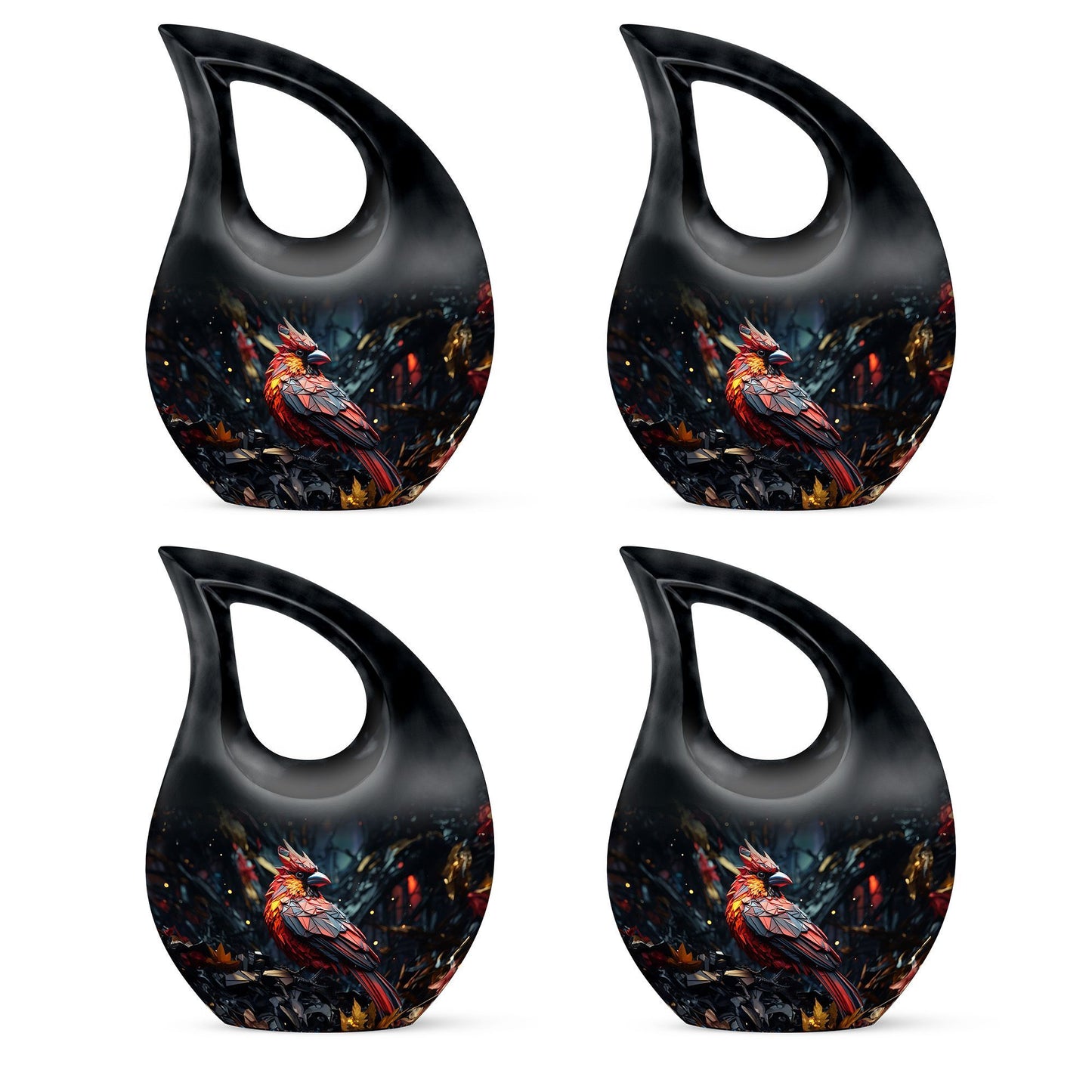 Affordable Cardinal Bird Urn 