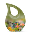10-inch Humming Bird Cross Drop Memorial Urn,