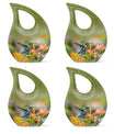 10-inch Humming Bird Cross Drop Memorial Urn,