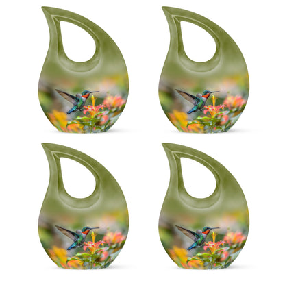 10-inch Humming Bird Cross Drop Memorial Urn,