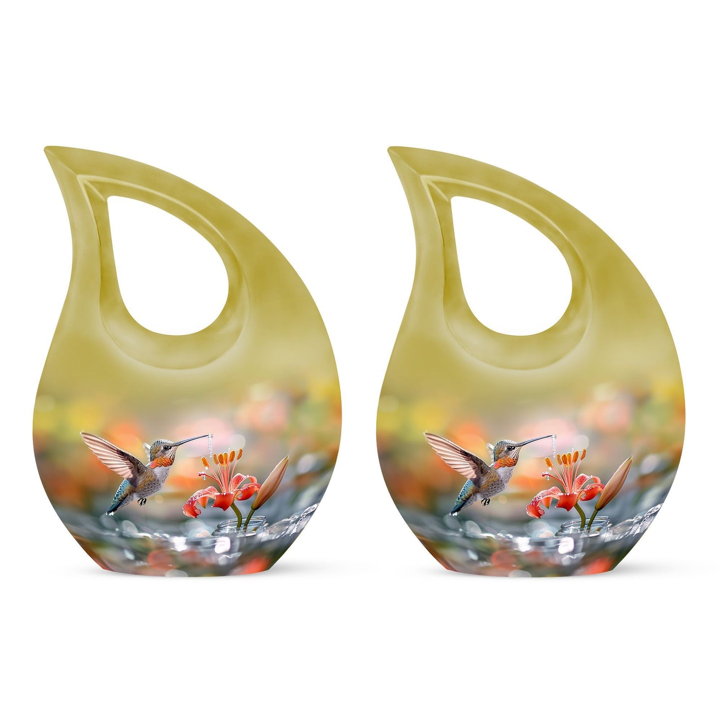 10-Inch Humming Bird Urn, 