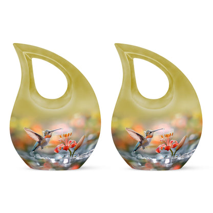 10-Inch Humming Bird Urn, 