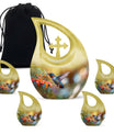 10-inch Humming Bird Cross Drop design Cremation Urn,