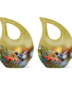 10-inch Humming Bird Cross Drop design Cremation Urn,