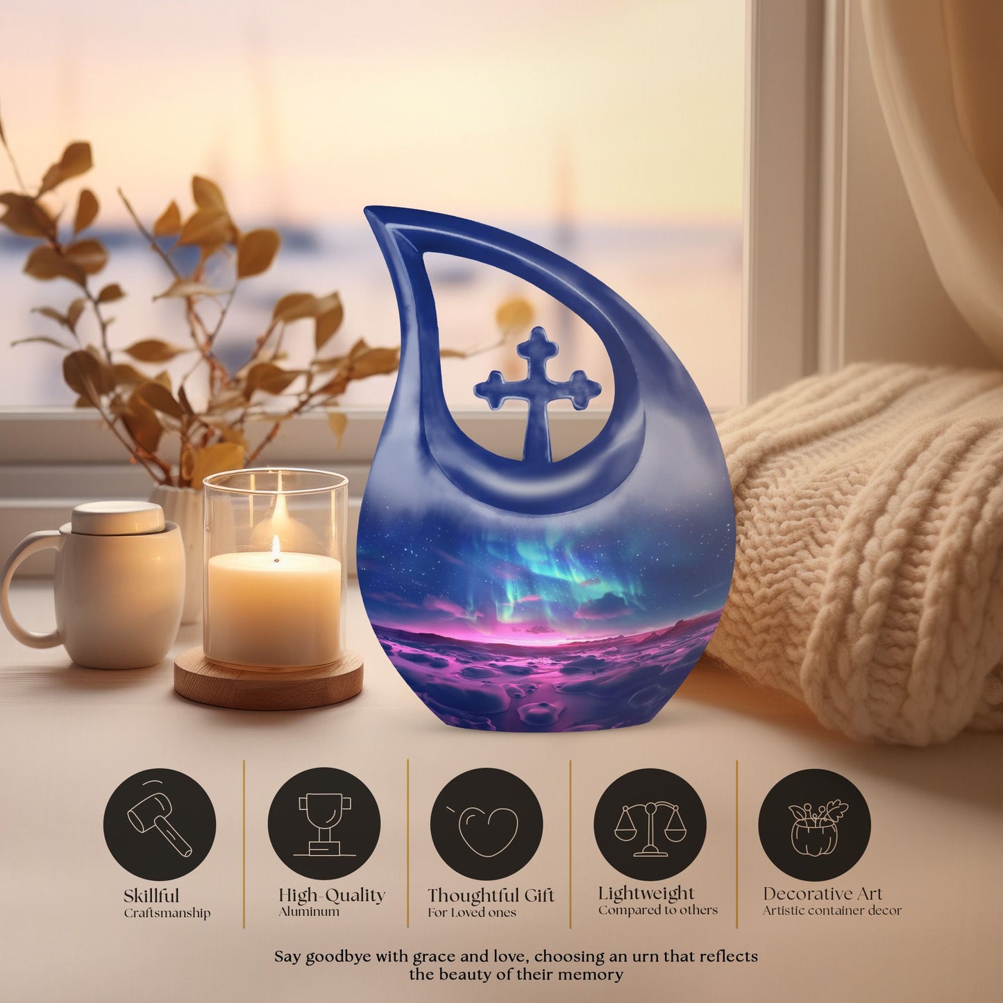 10-inch Aurora Urn 