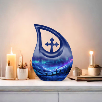 Aurora Cross Drop Double Urn, 