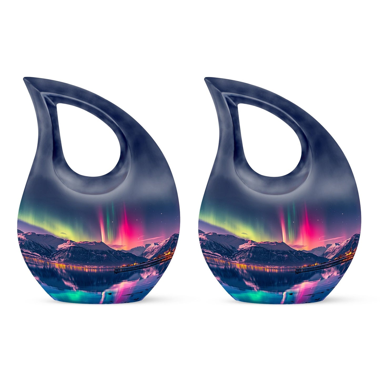 10-inch Aurora Cross Drop Urn