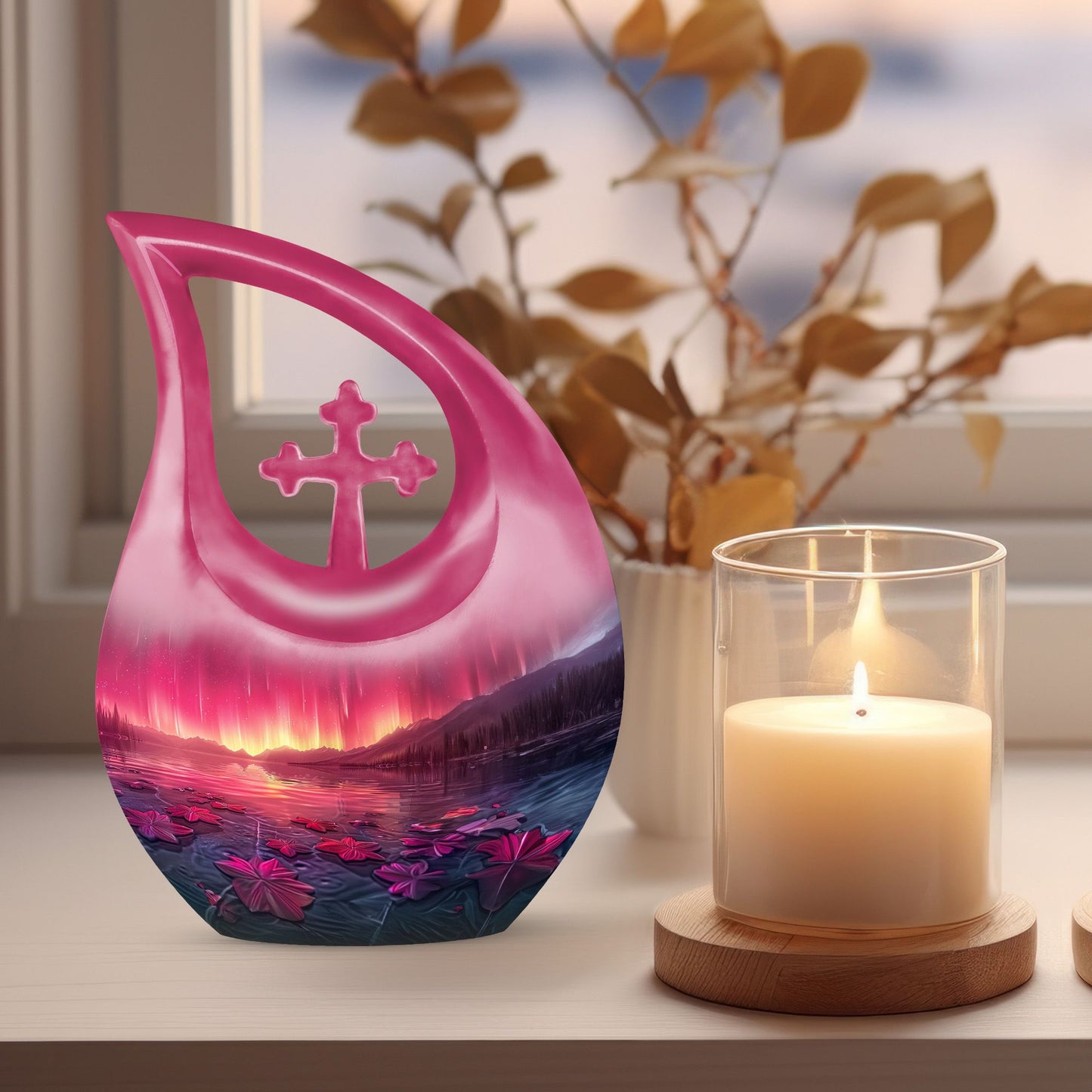 10-inch Aurora urn