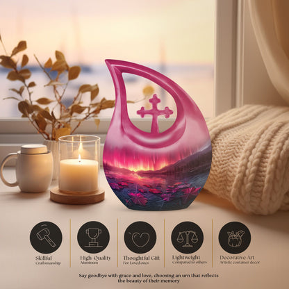 10-inch Aurora urn
