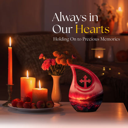 10-inch Aurora urn