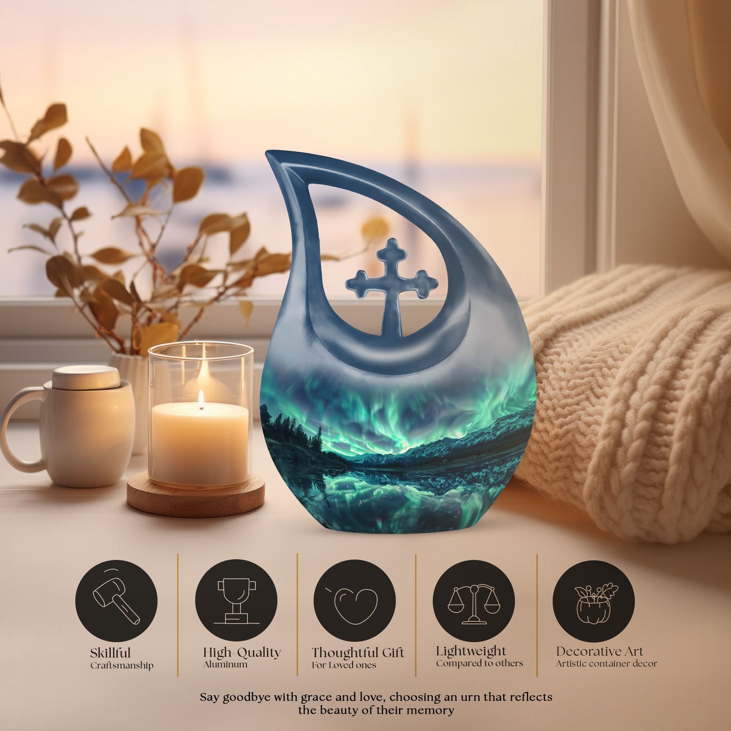 10-inch Aurora Urn 