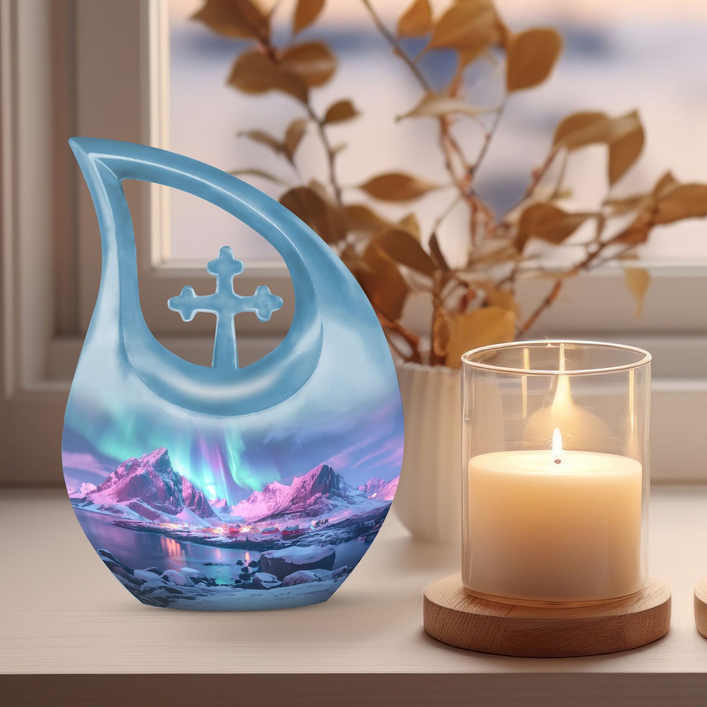 Aurora Large Memorial Urn