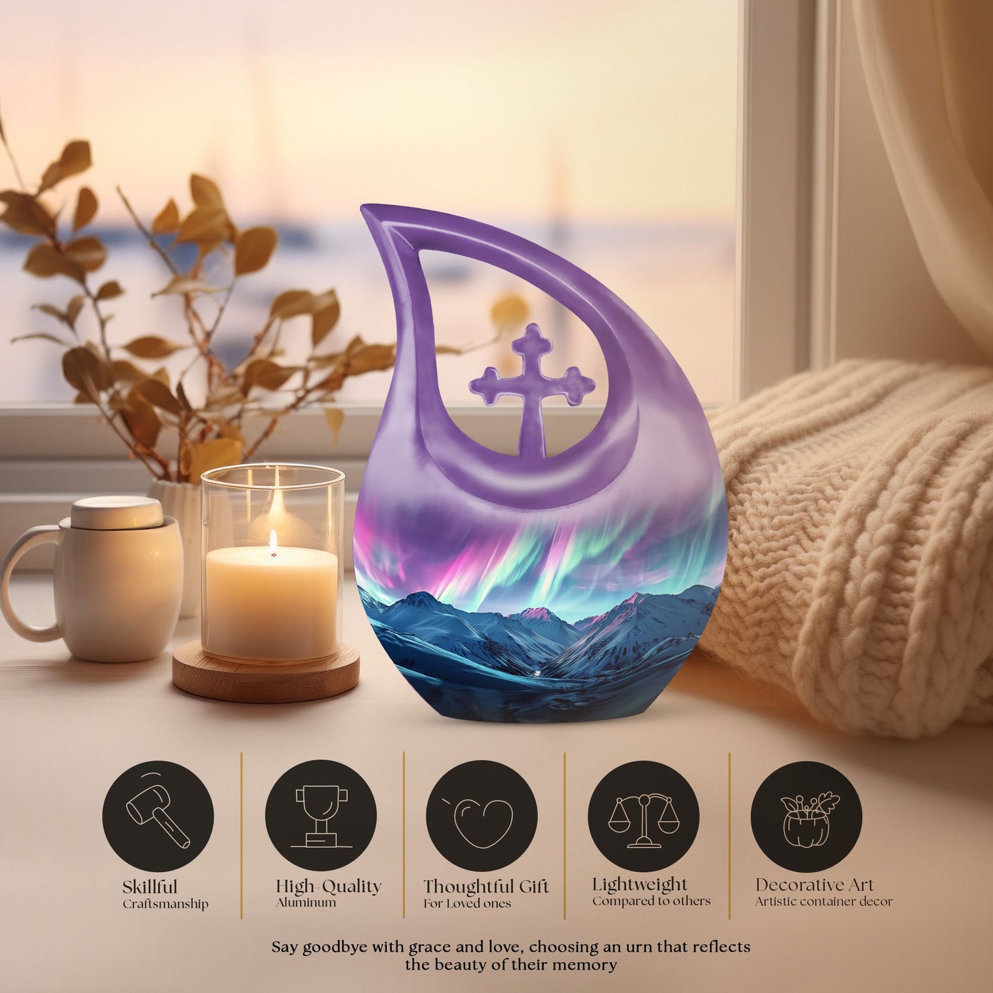 10-inch Aurora Urn