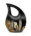 10 inch Barn Owl Urn