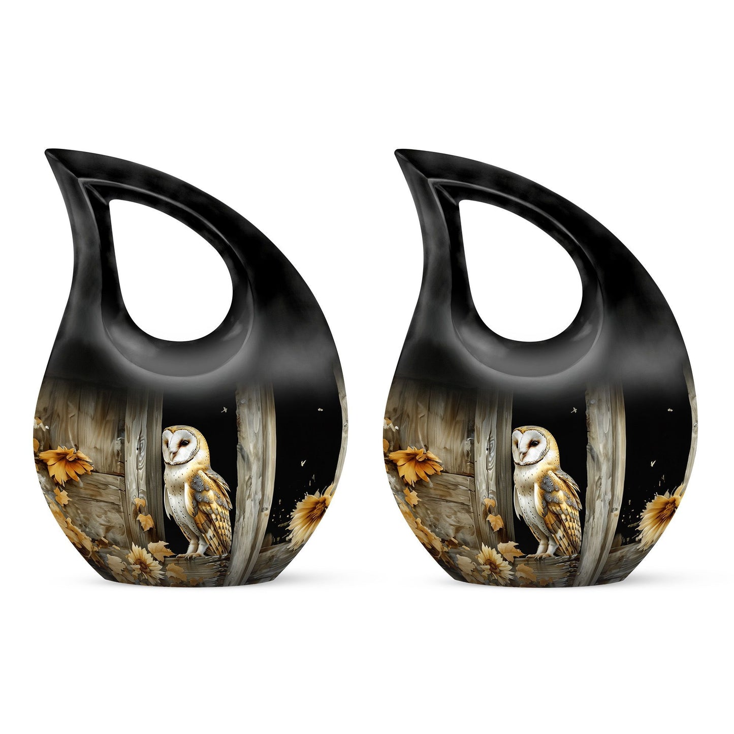 10 inch Barn Owl Urn