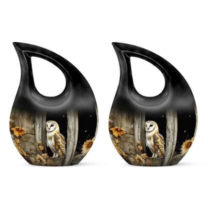 10 inch Barn Owl Urn