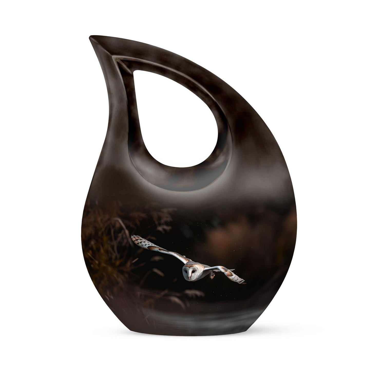 10-inch Barn Owl Urn, 