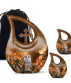 10-inch Barn Owl memorial urn 