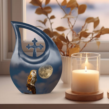 10-inch Barn Owl Urn