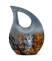 10 inch Barn Owl Urn