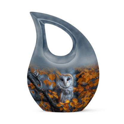 10 inch Barn Owl Urn