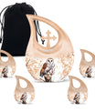 Barn Owl themed Cross Drop Medium Size Urn,