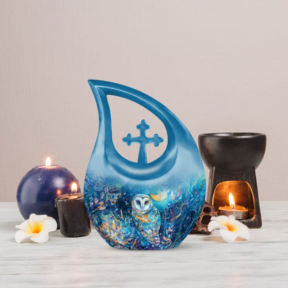 10-inch Barn Owl Urn 