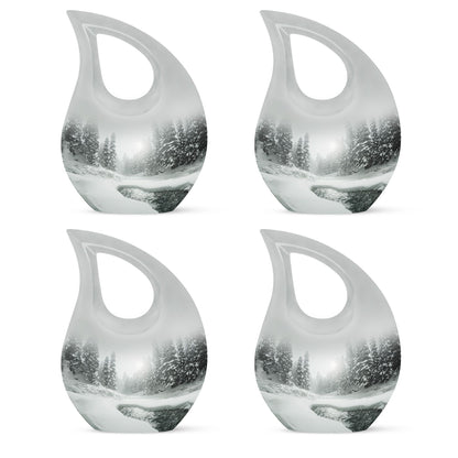 10-inch Mountain Winter Urn 