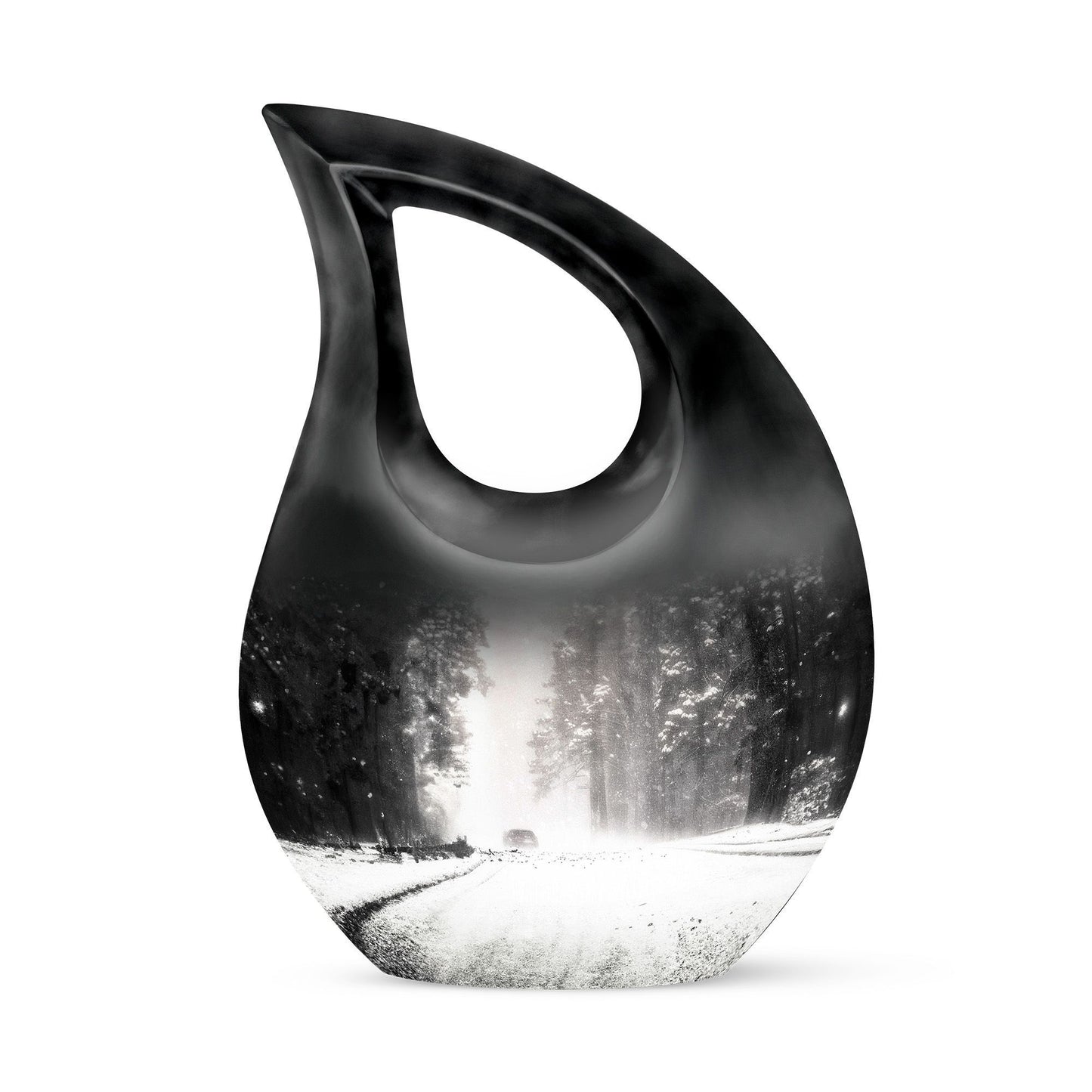 Mountain Winter Urn