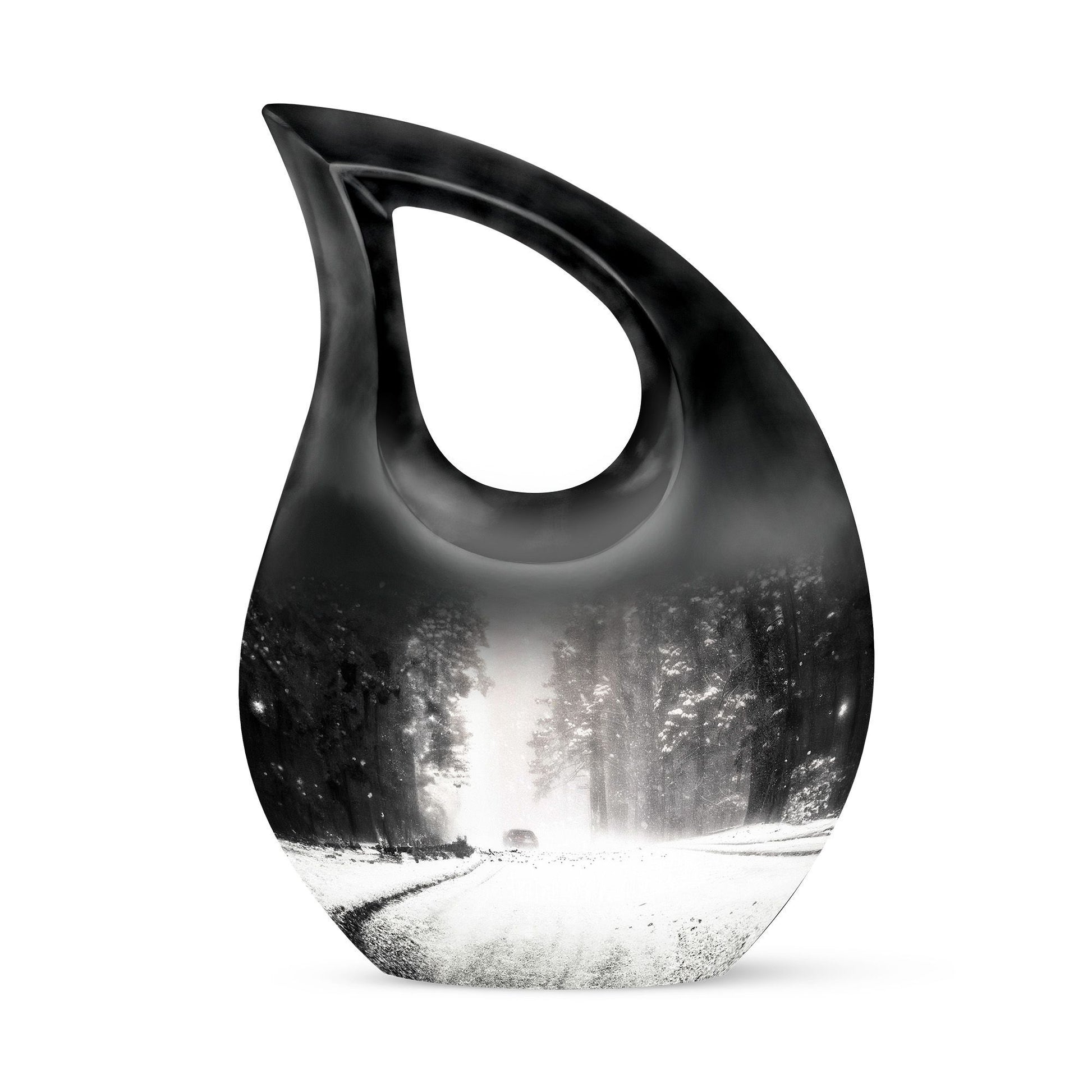Mountain Winter Urn