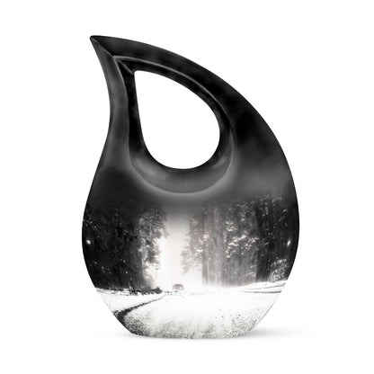 Mountain Winter Urn