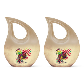 Small Urn Set of 2 -3