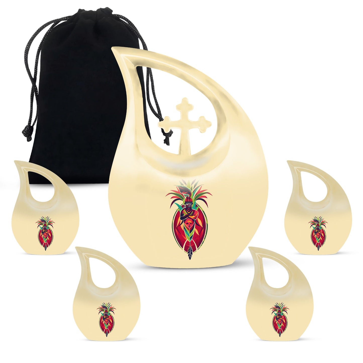10-inch Native American urn